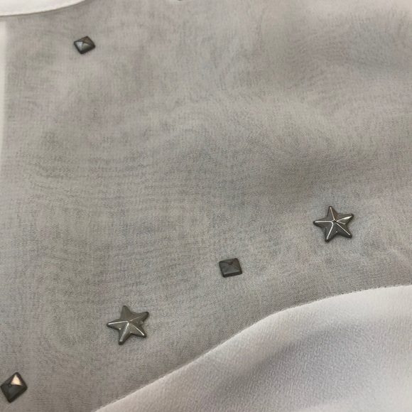 American Eagle White Star Studded Tank - Picture 6 of 7